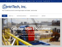 Tablet Screenshot of centritechinc.com